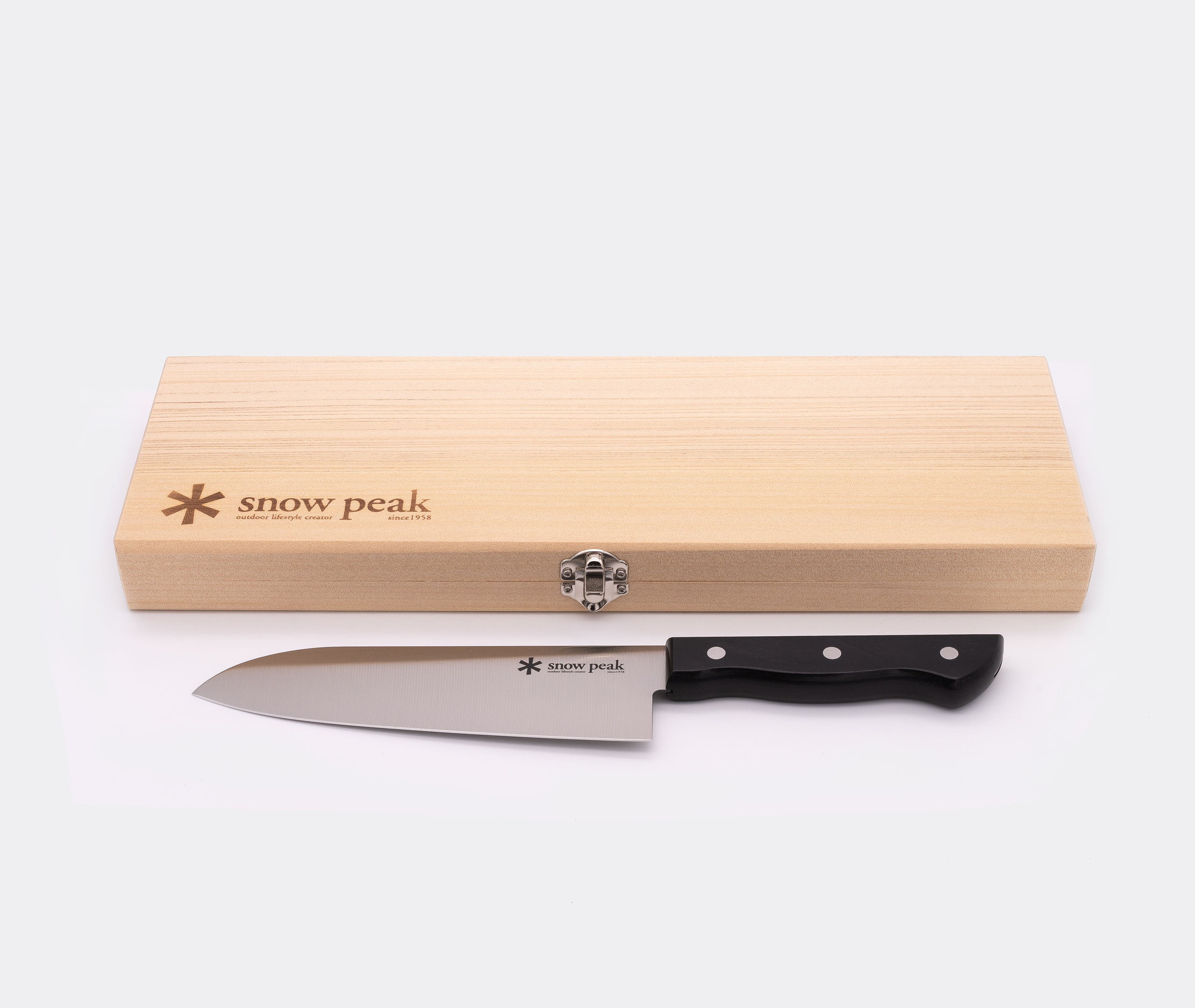 Snow Peak Folding Chopping Board & Knife Set - Large – zen minded